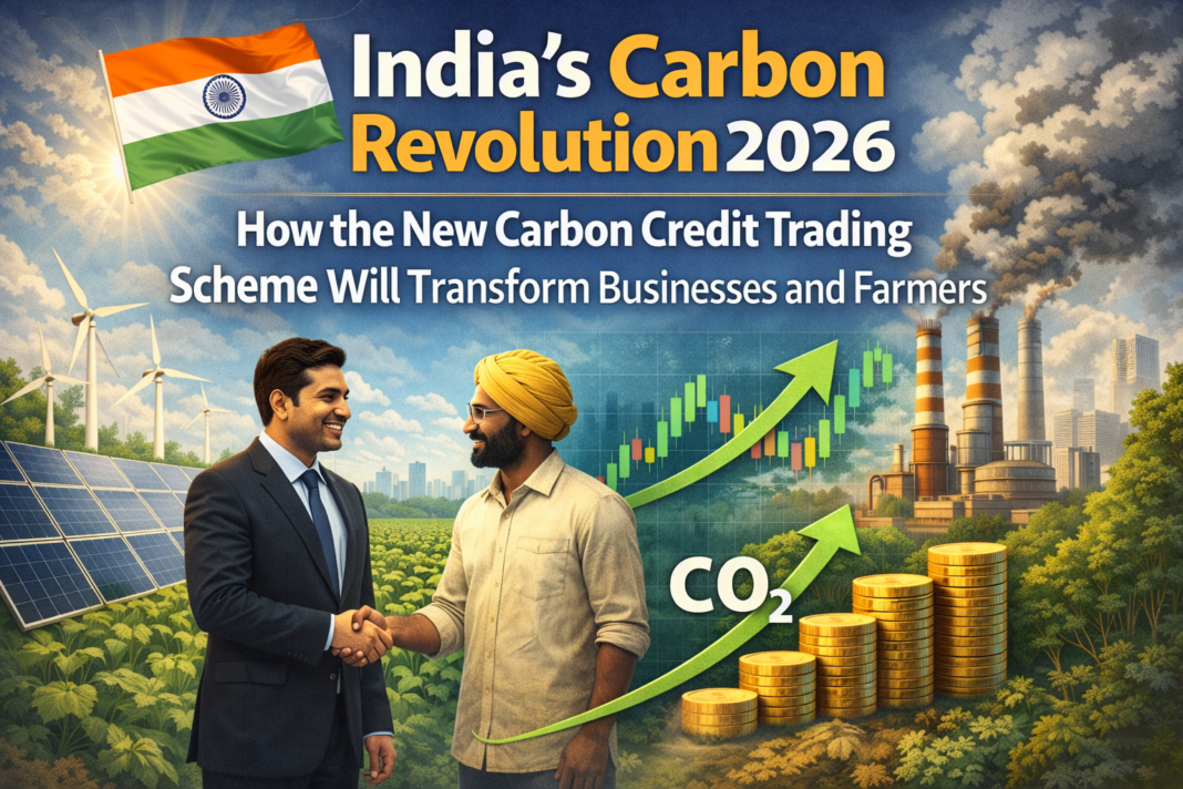 India’s Carbon Revolution 2026: How the New Carbon Credit Trading Scheme Will Transform Businesses and Farmers