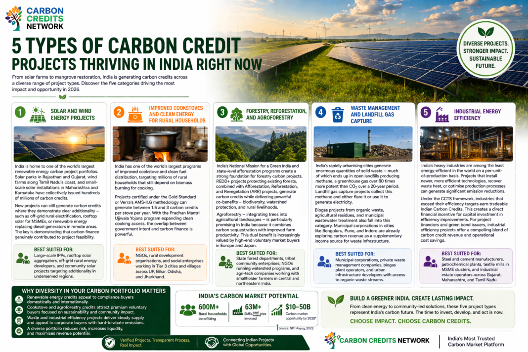 5 type of carbon credit