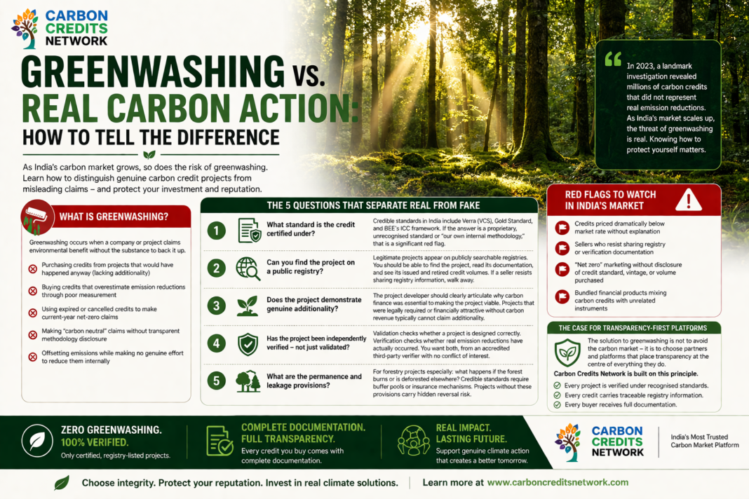 Green Washing vs real carbon