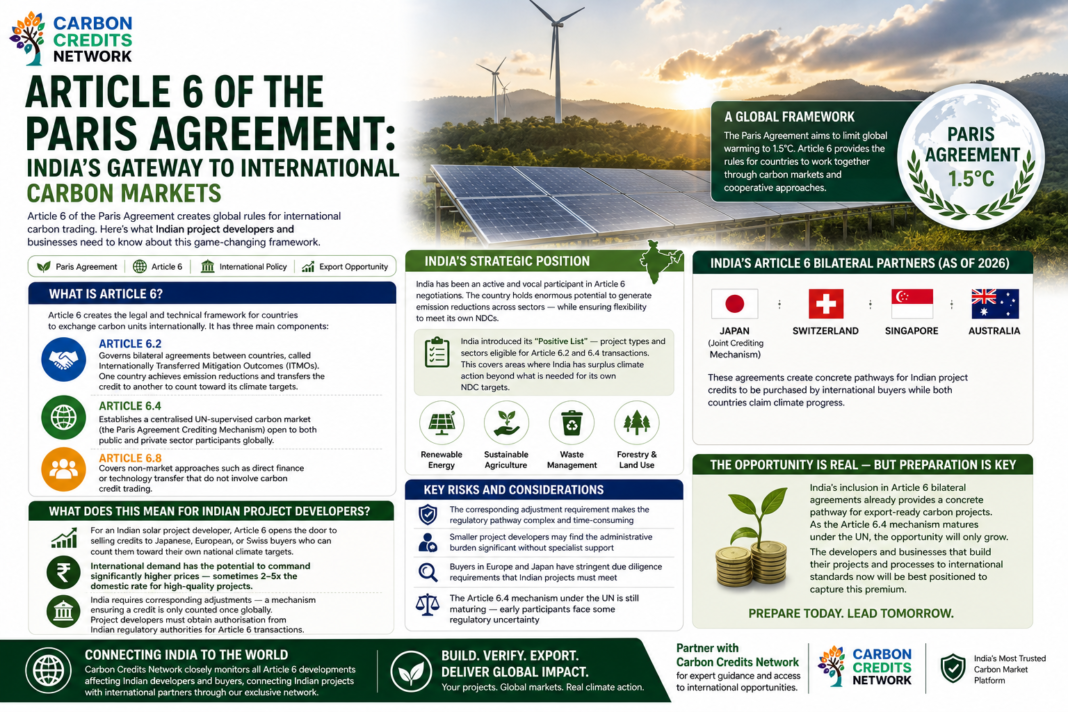 Article 6 of the Paris Agreement and What It Means for Indian Carbon Projects