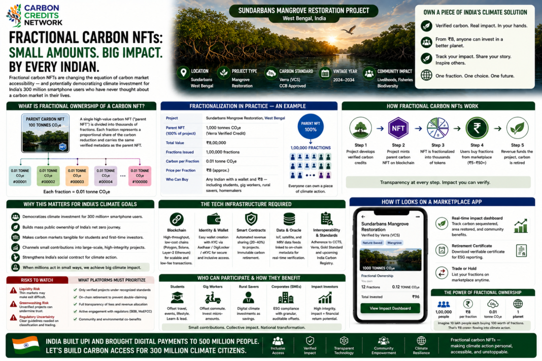 Fractional carbon NFTs for India’s climate action