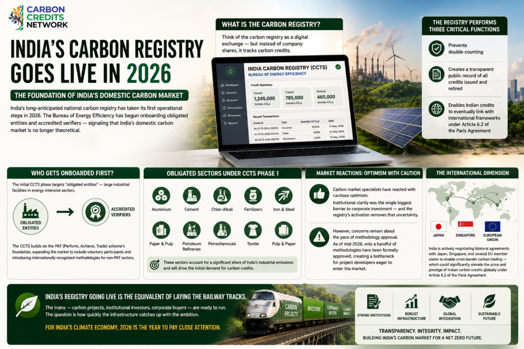 India’s carbon registry launch overview