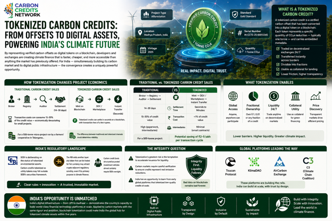 Tokenized carbon credits for India's future